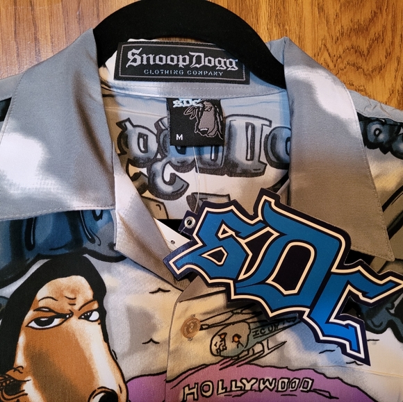 SNOOP DOGG DOG 🐕 VINTAGE BUTTON DOWN SHIRT - Picture 7 of 16